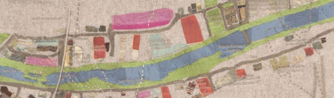 Tissus Urbains: cartes textiles de promenades dans la nature urbaine